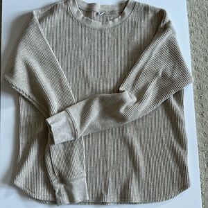 Women’s waffle knit sweater